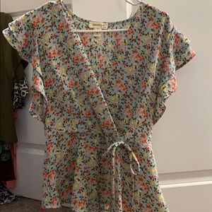 Multi-Color Floral Blouse